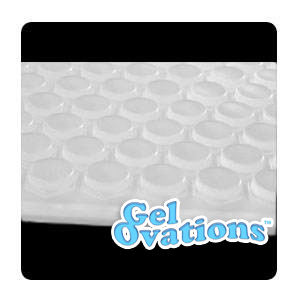 3/8” (10mm) Silicone Gel Flat Pads - Gel Ovations