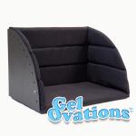 Dual Angle Adjustable Gel Lined Foot Box 11"x 11" x 13" Long (Fits 15" Wide Wheelchair) - Each